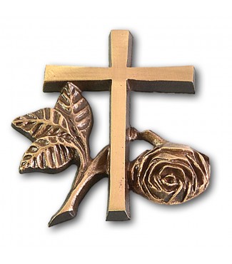 Metallornament Kreuz 1 (Bronze)