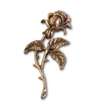 Metallornament Rose 2 (Bronze)