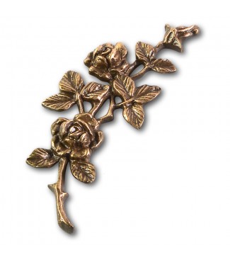 Metallornament Rose 5 (Bronze)