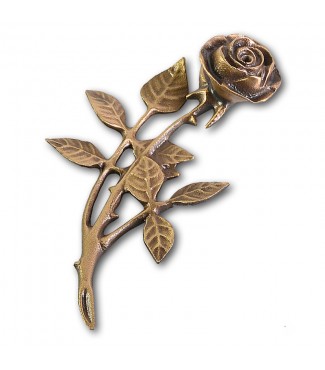 Metallornament Rose 6 (Bronze)
