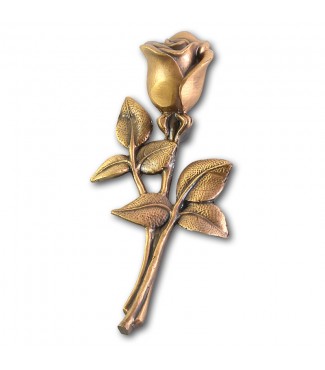 Metallornament Rose 8 (Bronze)