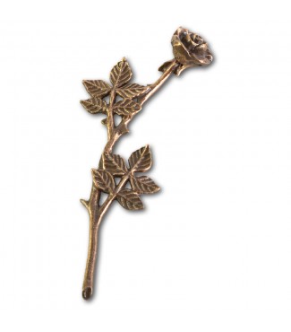 Metallornament Rose 9 (Bronze)
