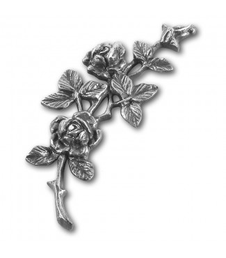 Metallornament Rose 5 (Alu)