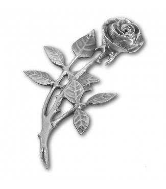 Metallornament Rose 6 (Alu)