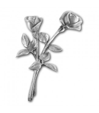 Metallornament Rose 10 (Alu)