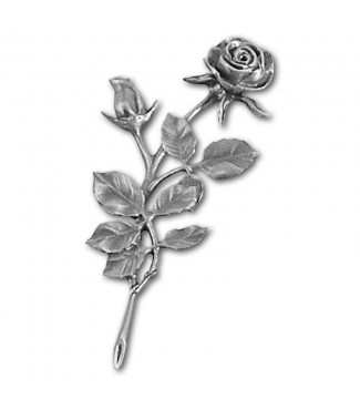 Metallornament Rose 13 (Alu)