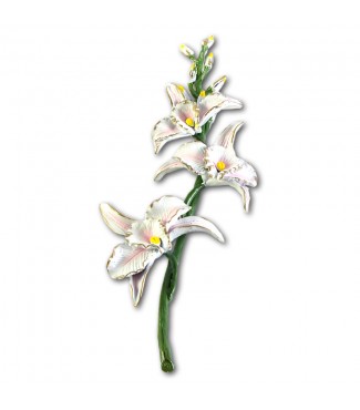 Metallornament Orchidee (Color)