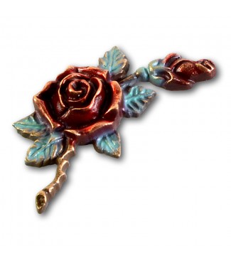 Metallornament Rose 1 (Color)
