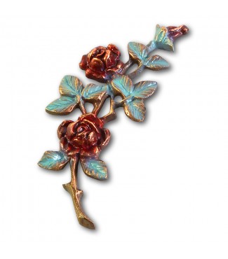 Metallornament Rose 3 (Color)