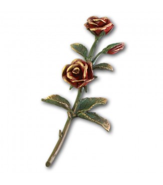 Metallornament Rose 6 (Color)