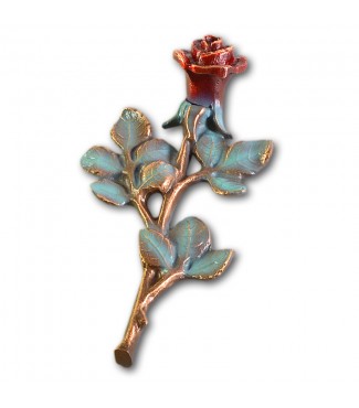 Metallornament Rose 7 (Color)